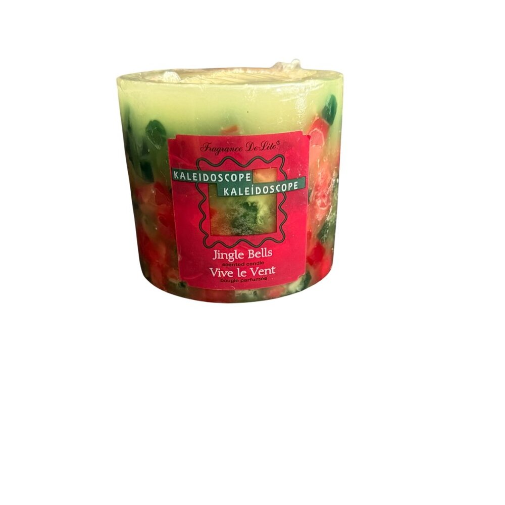 Kaleidoscope Jingle Bells Scented Pillar Candle